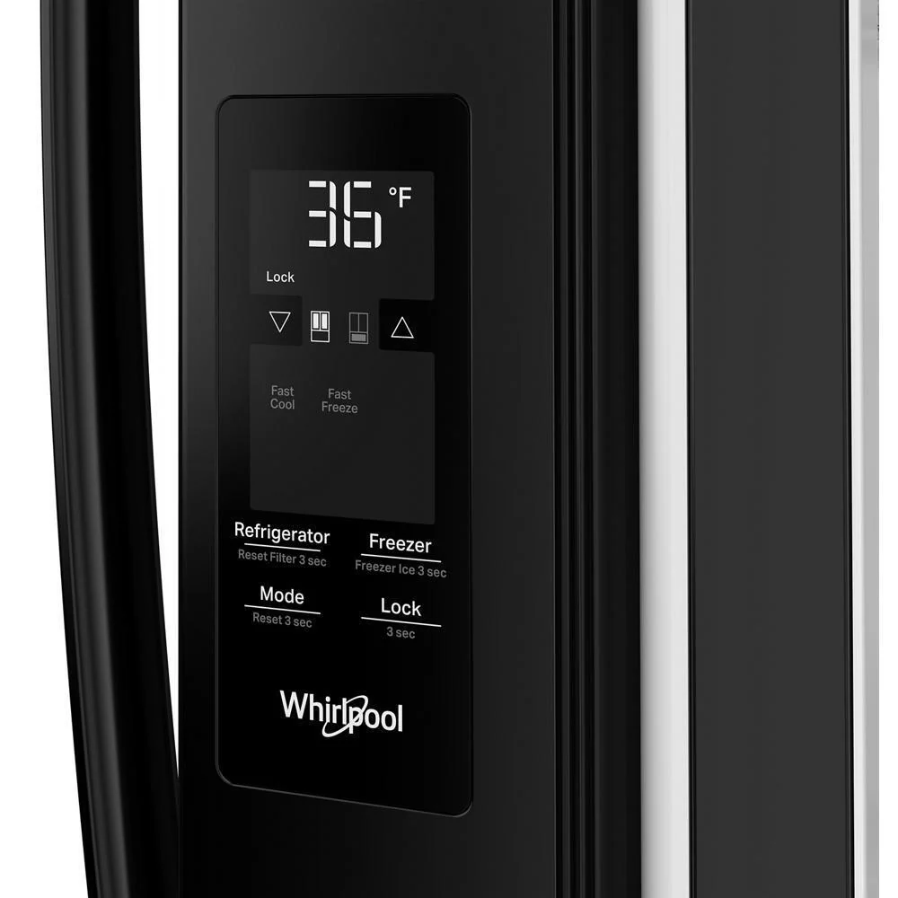 Whirlpool WRFF3336SB 36-Inch French Door Refrigerator with Interior Water Dispenser - 31 cu. ft. - Image 7