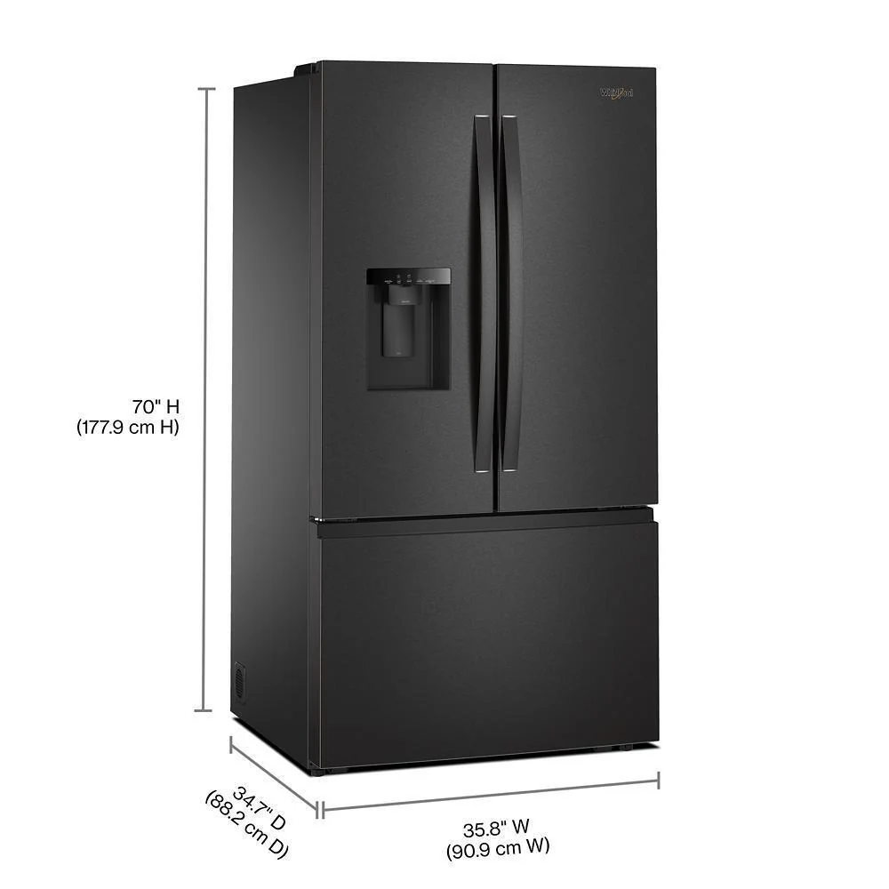 Whirlpool WRFF3736SV 36-Inch French Door Refrigerator with Dual Ice Makers - 30 cu. ft. - Image 4