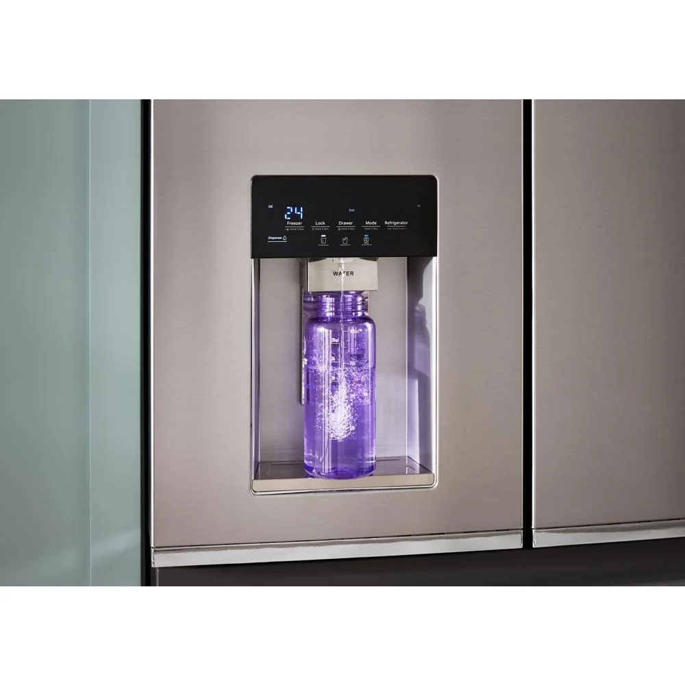 Whirlpool WRMC7036RV 36-inch Wide True Counter Depth 4-Door French Door Refrigerator - 22 cu. ft. - Image 8
