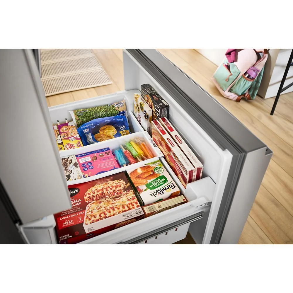 WRMF3736SZ Whirlpool® 29 Cu. Ft. Family-Sized Capacity French Door Refrigerator with Flexible Temperature Drawer - Image 4