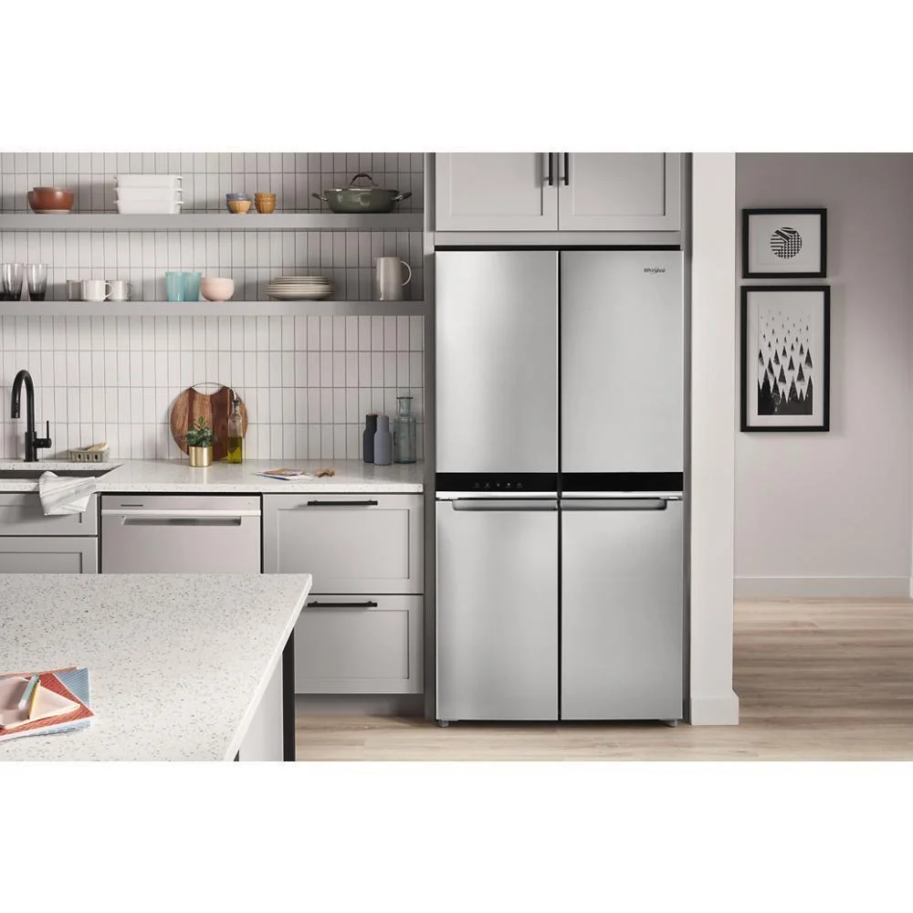 Whirlpool WRQA59CNKZ 36-inch Wide Counter Depth 4 Door Refrigerator - 19.4 cu. ft. - Image 12