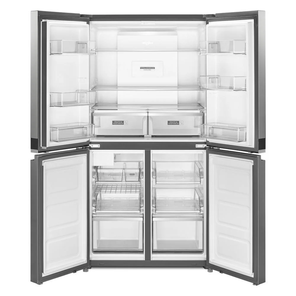 Whirlpool WRQA59CNKZ 36-inch Wide Counter Depth 4 Door Refrigerator - 19.4 cu. ft. - Image 6