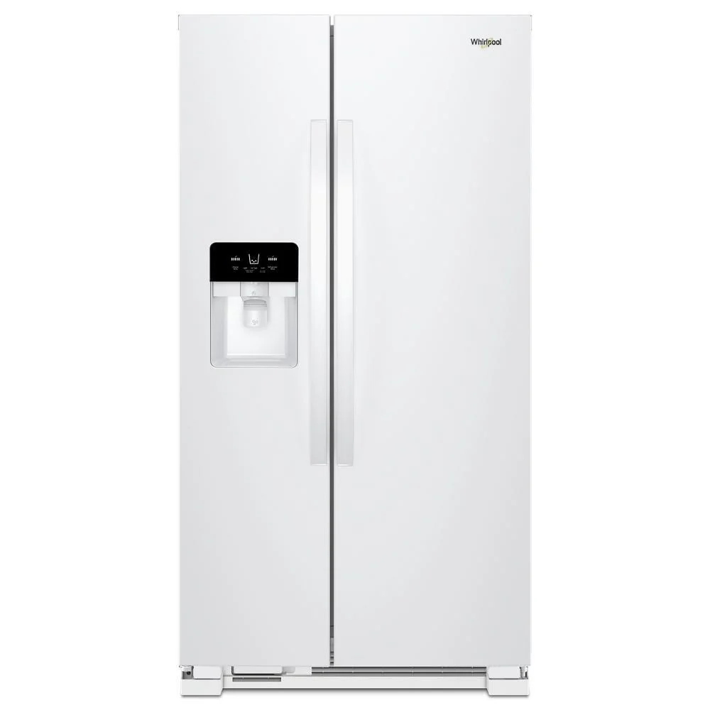 Whirlpool WRS331SDHW 33-inch Wide Side-by-Side Refrigerator - 21 cu. ft.
