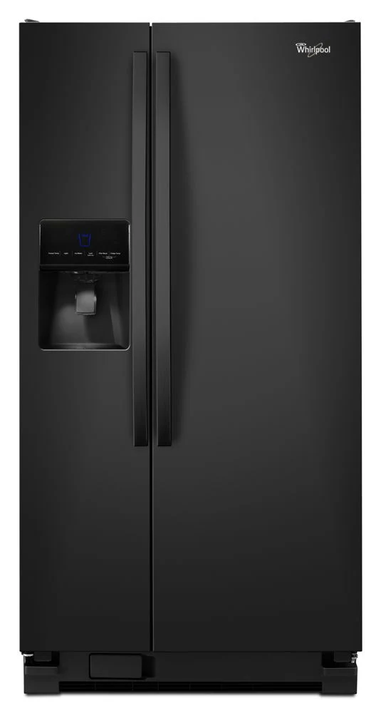 Whirlpool WRS342FIAB 33-inch Wide Side-by-Side Refrigerator with Water Dispenser - 21 cu. ft.
