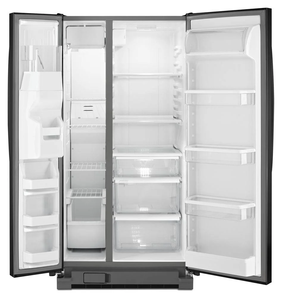 Whirlpool WRS342FIAB 33-inch Wide Side-by-Side Refrigerator with Water Dispenser - 21 cu. ft. - Image 2