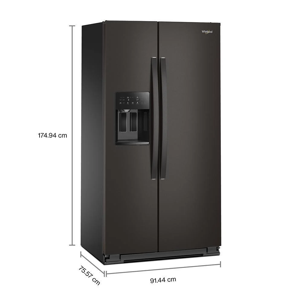 Whirlpool WRSC5536RV 36-inch Counter Depth Side-by-Side Refrigerator with TruCool™ System - Image 2