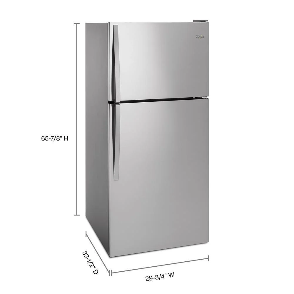 Whirlpool WRT148FZDM 30" Wide Top-Freezer Refrigerator - Image 3