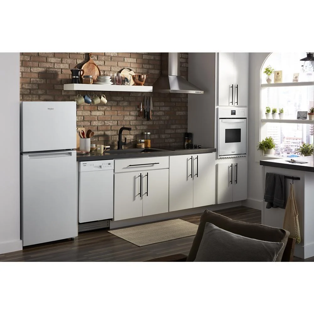Whirlpool WRT312CZJW 24-inch Wide Small Space Top-Freezer Refrigerator - 11.6 cu. ft. - Image 10