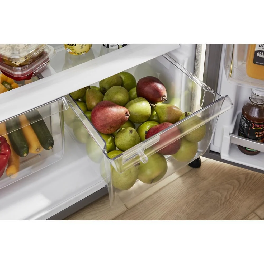 Whirlpool WRTX5328PB 28-inch Wide Top-Freezer Refrigerator - 16.3 Cu. Ft. - Image 4