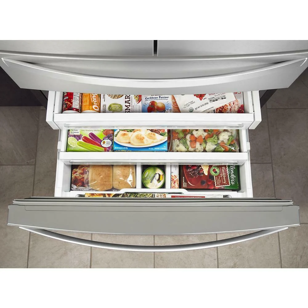 Whirlpool WRX986SIHZ 36-inch Wide 4-Door Refrigerator with Exterior Drawer - 26 cu. ft. - Image 3