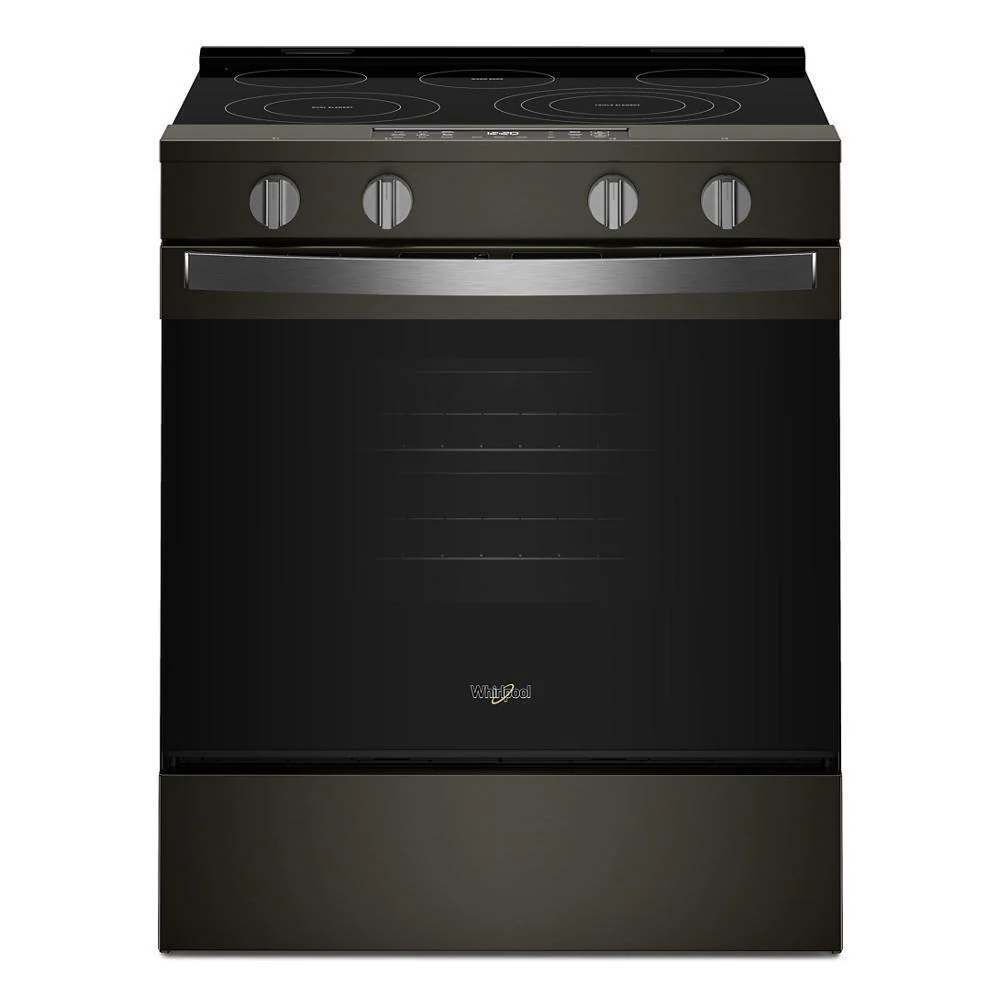 Whirlpool WSES5030SV 30-inch Electric Smart Range with Air Cooking Technology
