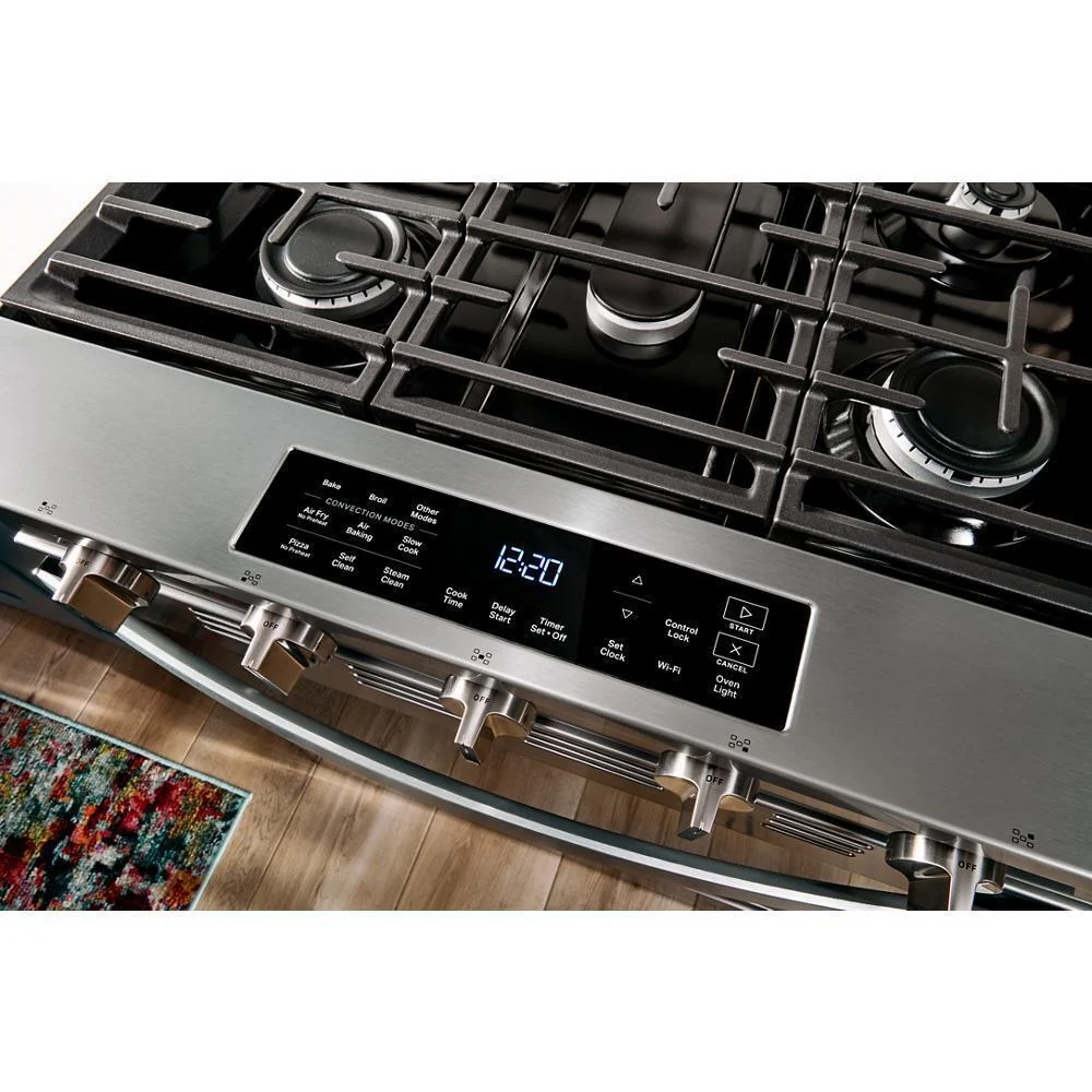 Whirlpool WSGS5030SZ 30-inch Gas Smart Range with Air Cooking Technology - Image 7