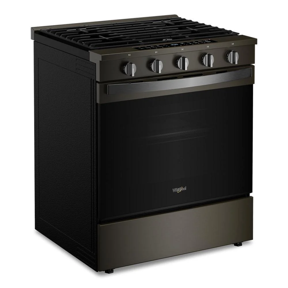 Whirlpool WSGS7530RV 30-inch Smart Slide In Gas Range with Air Cooking Technology, No Preheat Air Fry, Steam/Self Clean and High Speed Preheat - Image 6