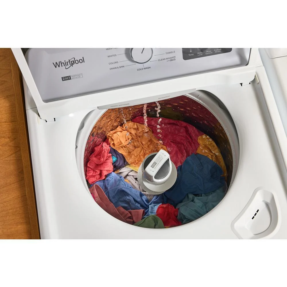 Whirlpool WTW4107SW 4.2 - 4.3 Cu. Ft. Whirlpool® Top Load Washer with 2-in-1 Removable Agitator - Image 9