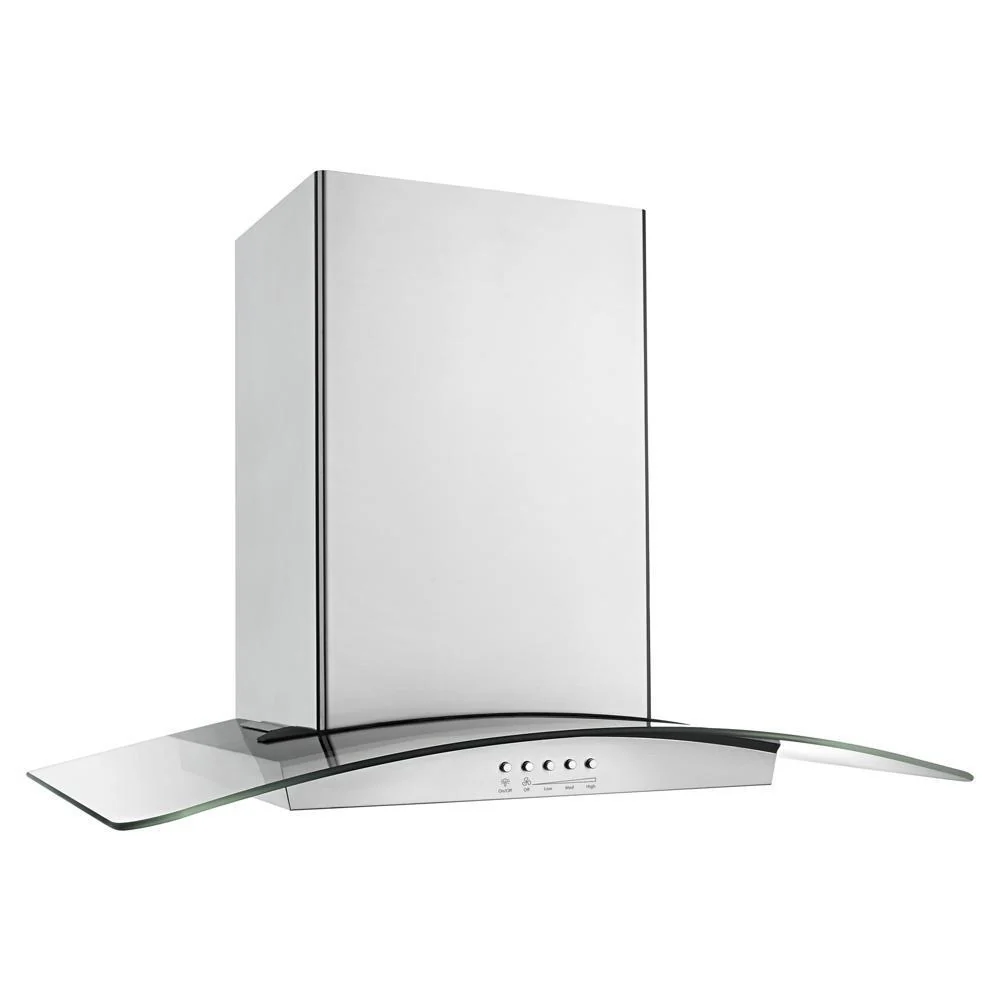 Whirlpool WVI75UC6DS 36" Modern Glass Island Mount Range Hood - Image 4