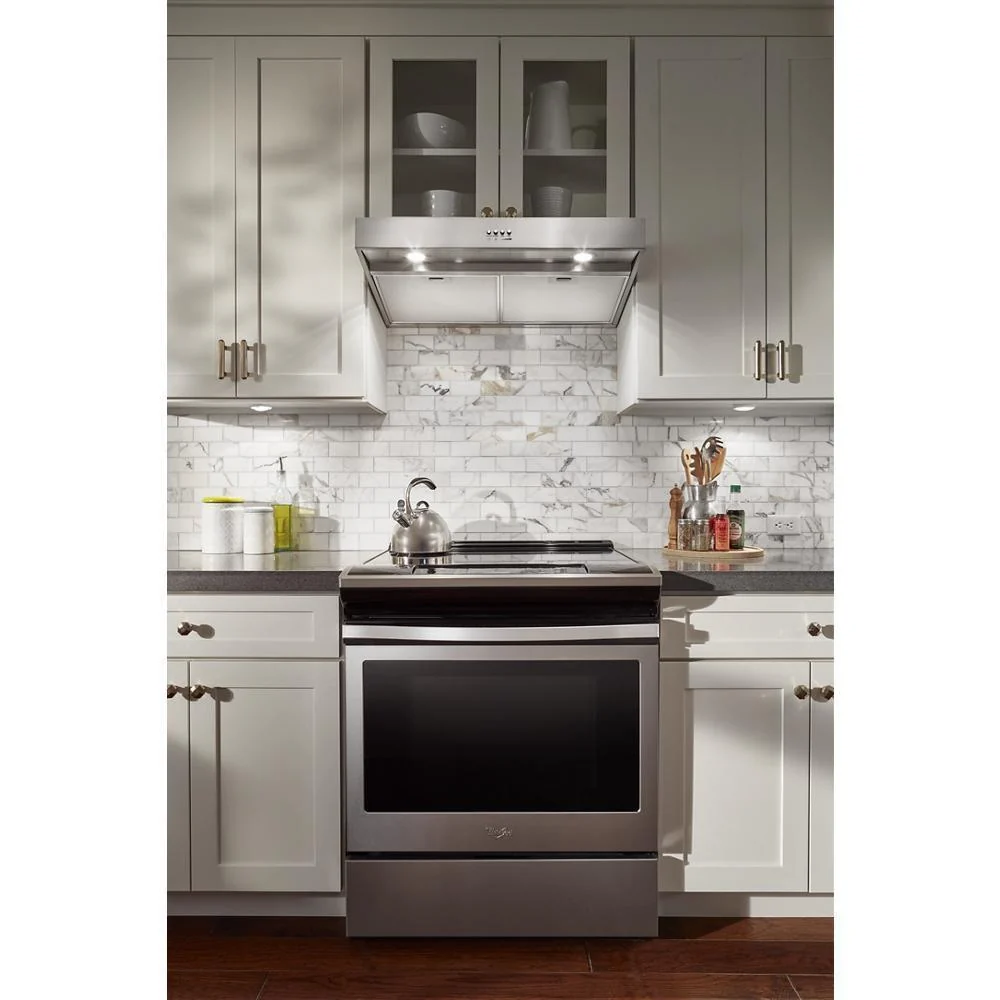 Whirlpool WVU37UC0FS 30" Range Hood with Full-Width Grease Filters - Image 6