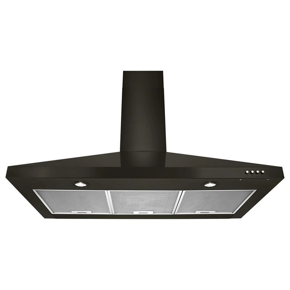 Whirlpool WVW53UC0HV 30" Contemporary Black Stainless Wall Mount Range Hood - Image 5
