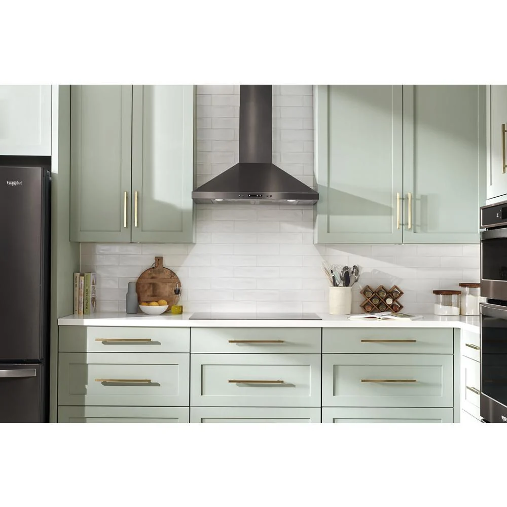 Whirlpool WVW93UC0LZ 30" Chimney Wall Mount Range Hood with Dishwasher-Safe Grease Filters - Image 9