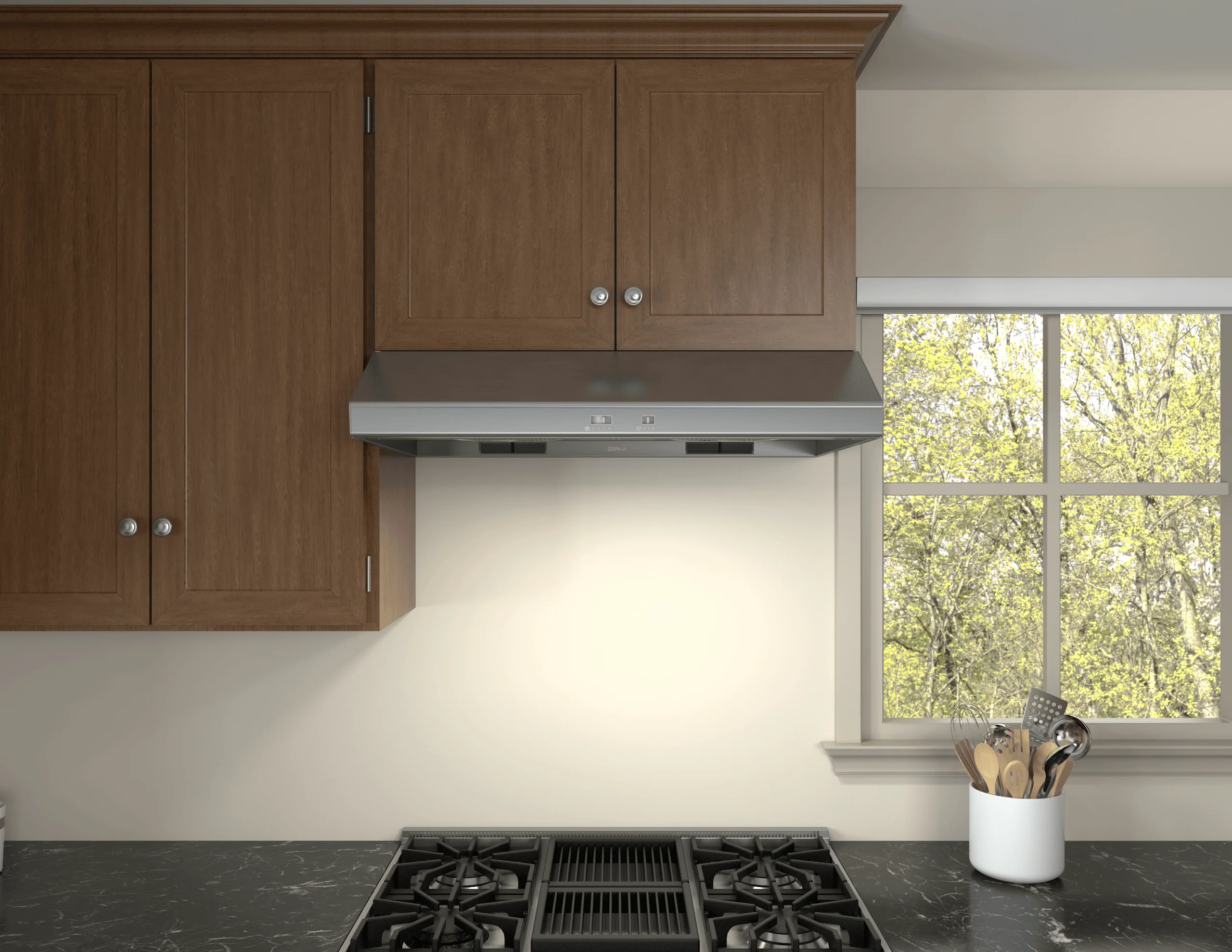 Zephyr AK6536CB Cyclone, Under Cabinet, 36", Black, 600 CFM - Image 4
