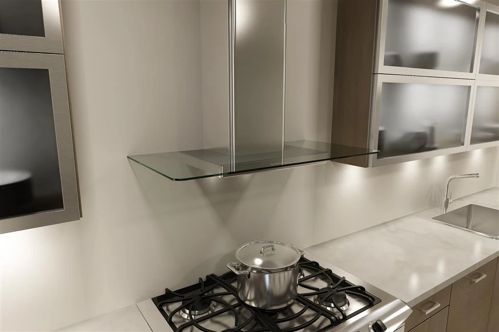Zephyr BFGE30AG Brisas Flat Glass Wall