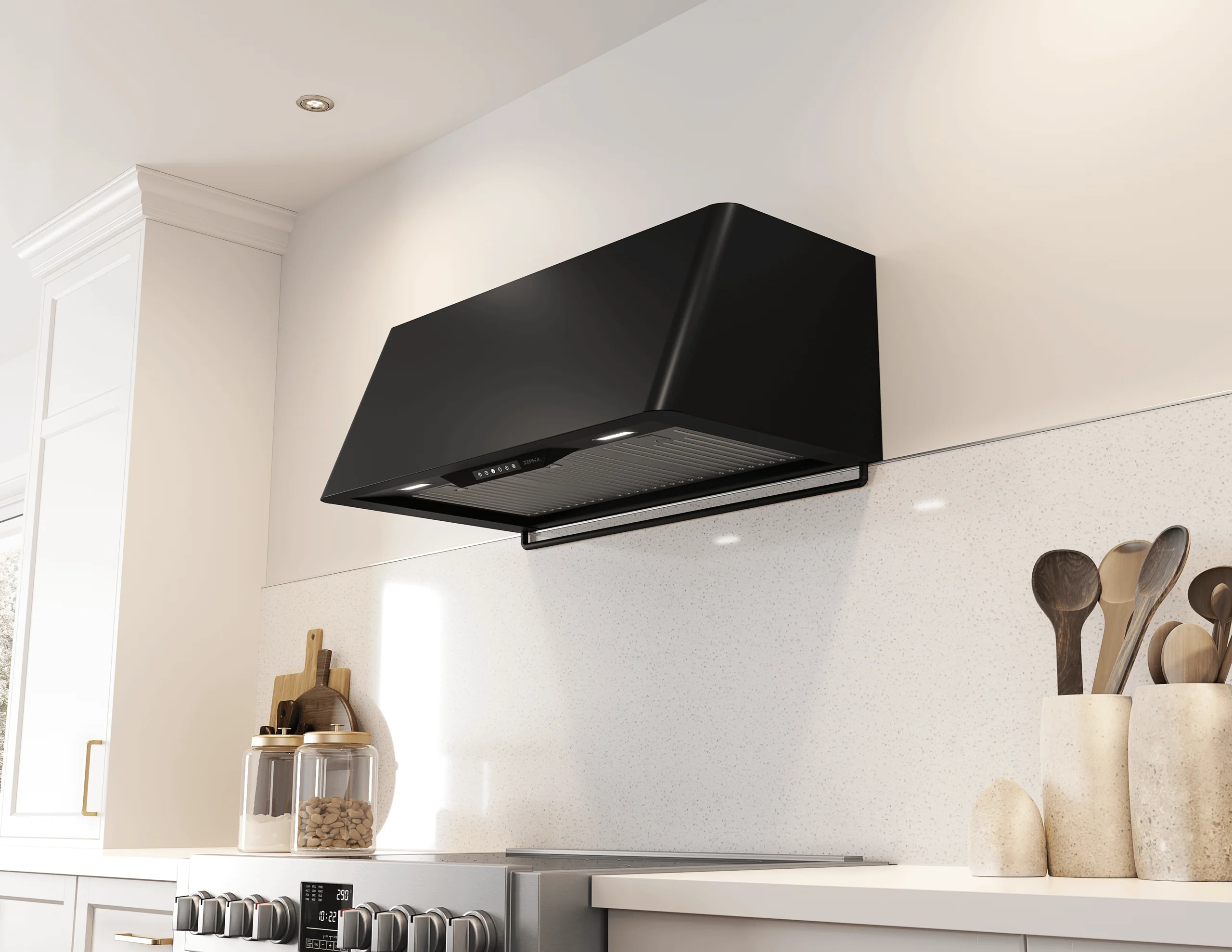 Zephyr MERAIL00MB Accent Rail, DME-M90, Matte Black - Image 2