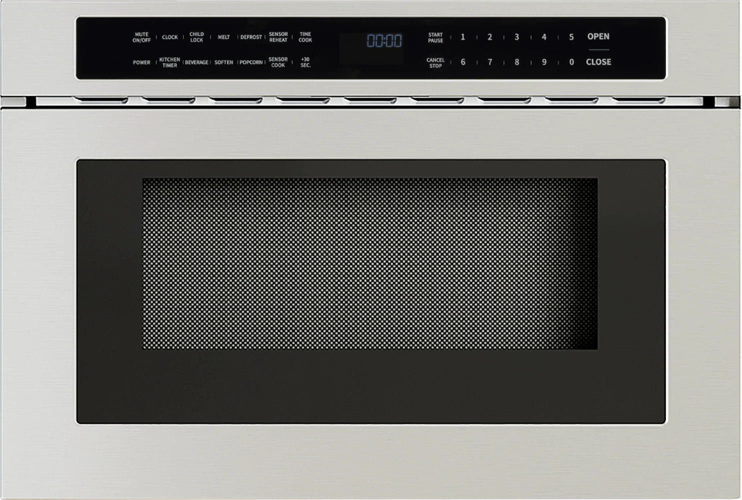 Zephyr MWD2401AS Microwave Drawer, 24in, Built-In, SS, 1.2 cu. ft.