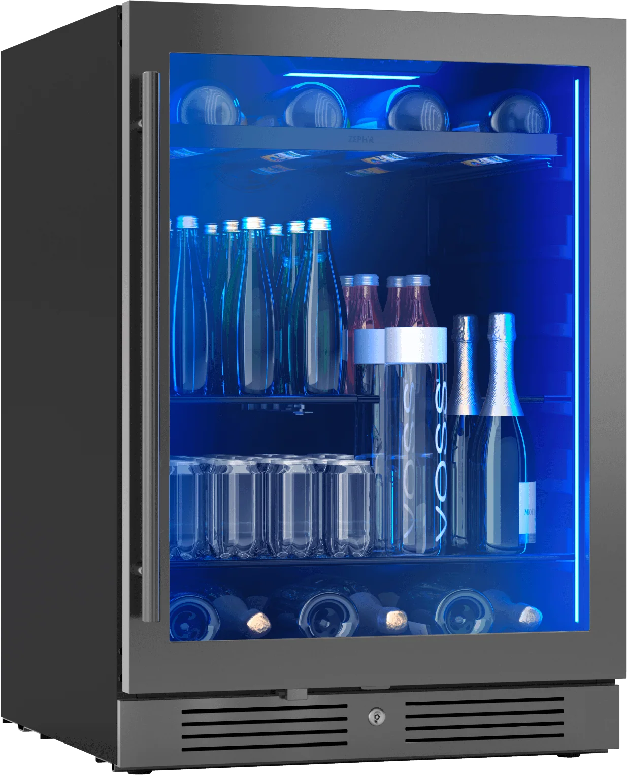 Zephyr PRB24C01CBSG Presrv Bev Cooler, 24in UC, Blk SS+Gls, Rvs Dr, 1Z - Image 11