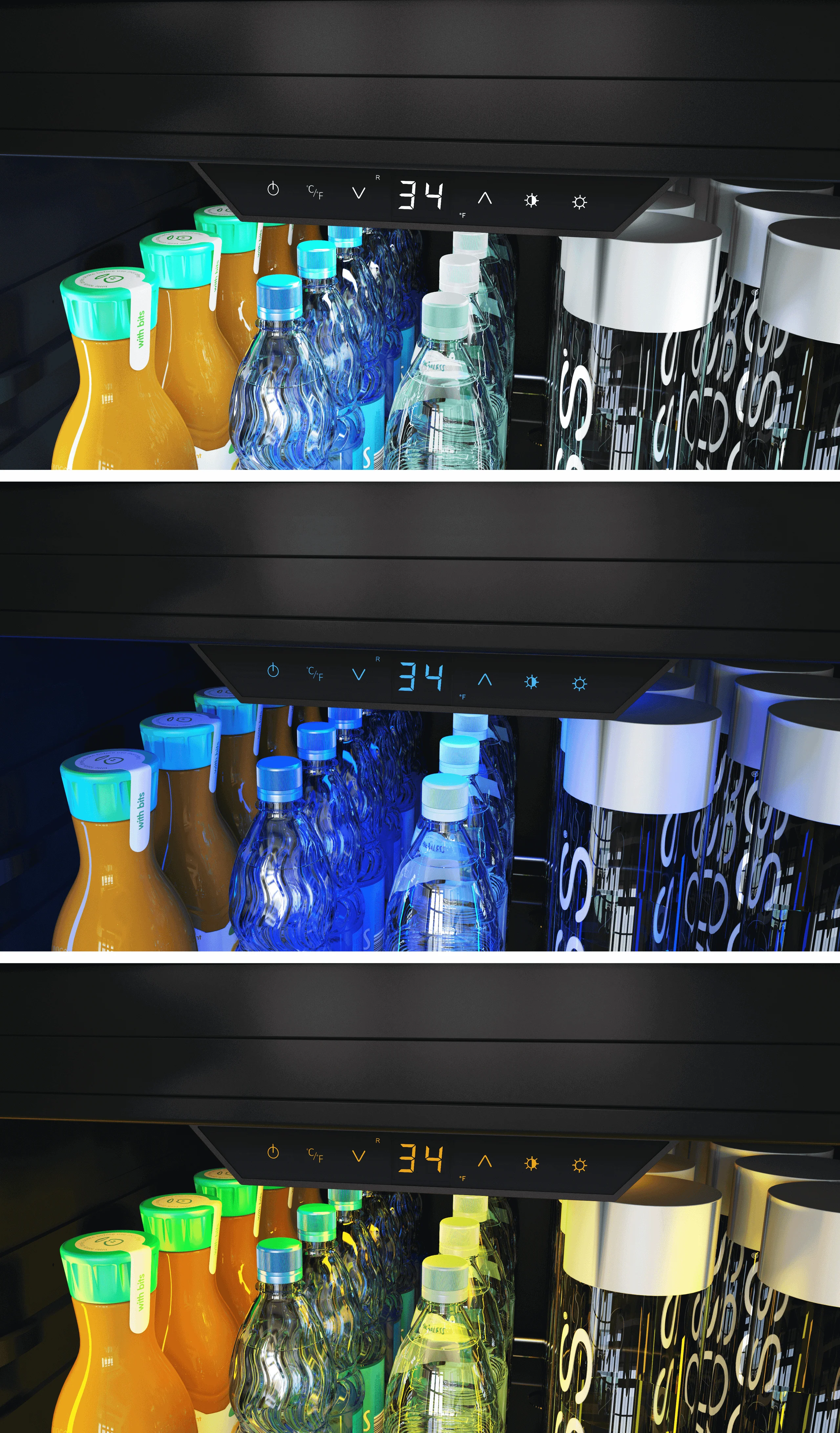 Zephyr PRB24F01BPG Presrv Beverage Cooler, 24in Full Size, Panel Ready+Glass, Reversible Door, 1 Zone - Image 9