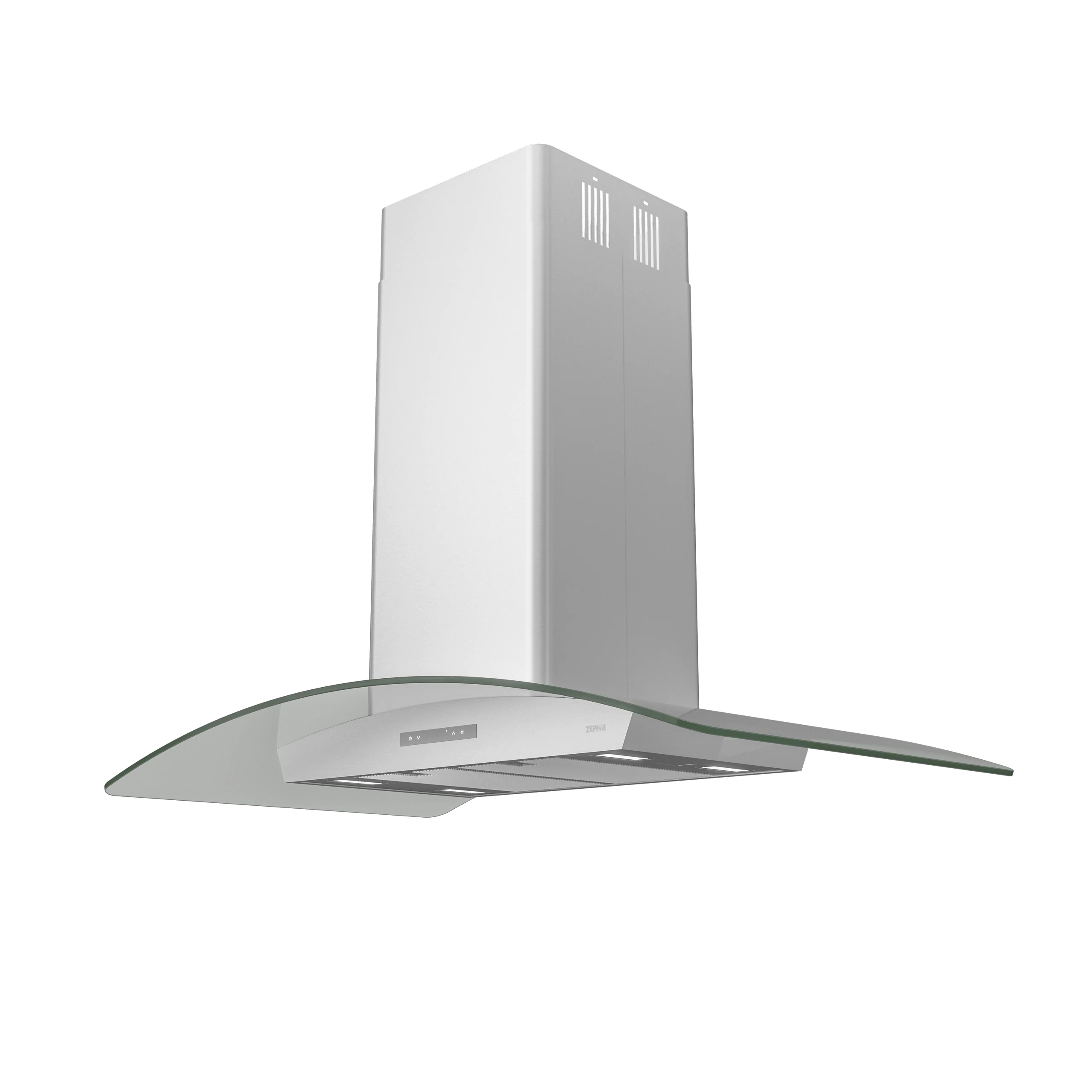 Zephyr ZMLE42CG Milano Connect Island, 42in, SS+Glass, LED, ACT - Image 2