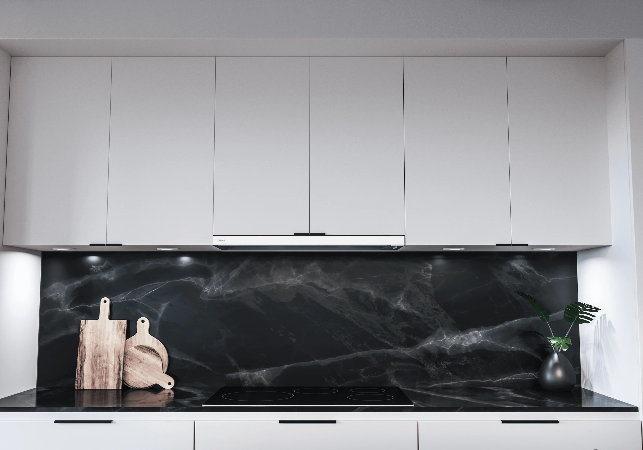 Zephyr ZPIE30BW Pisa, Under Cabinet, 30", White, 500 CFM - Image 4