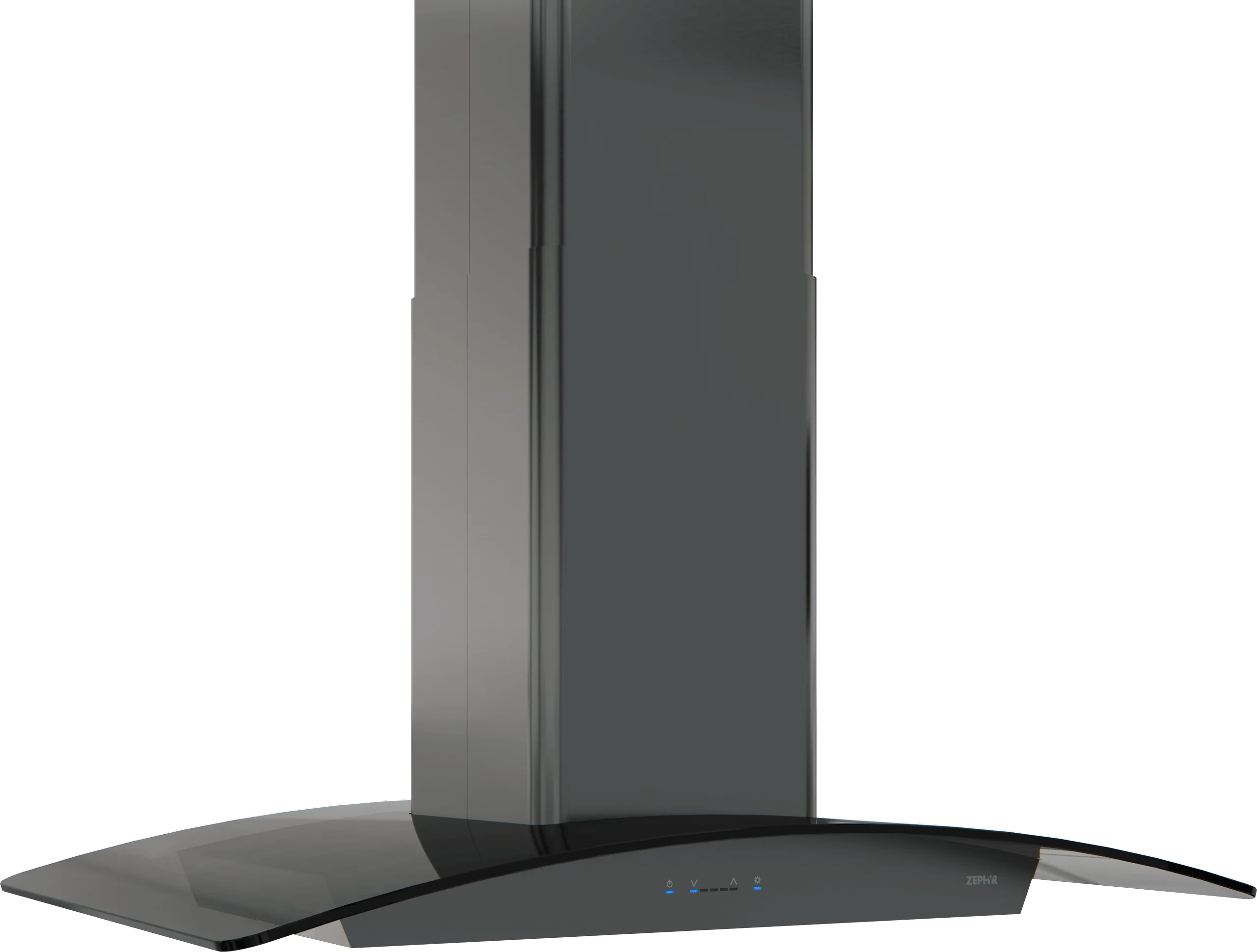Zephyr ZREE42BBSGG Ravenna Island, 42in, Black SS+Gray Glass, LED - Image 2