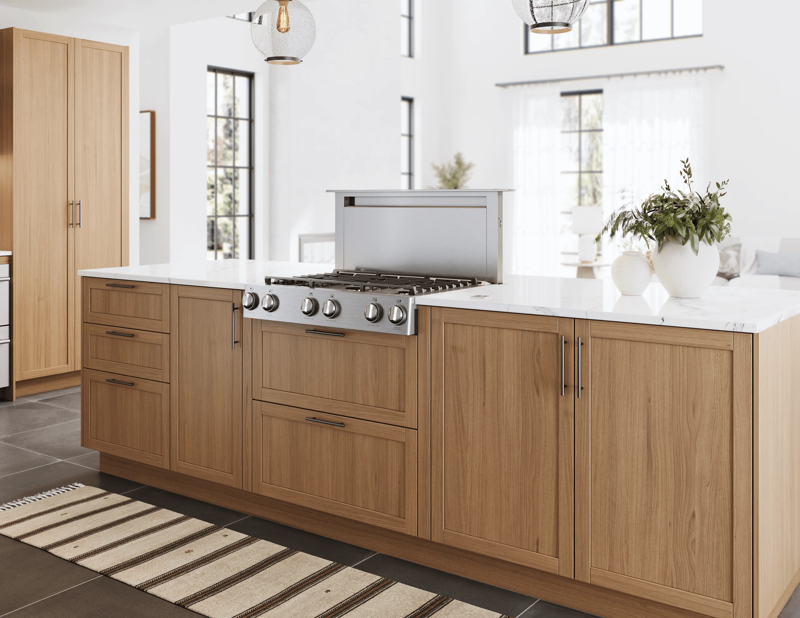 Zephyr ZTVE30AS Treviso Downdraft, 14" rise, 30" Width, SS, 600 CFM - Image 10