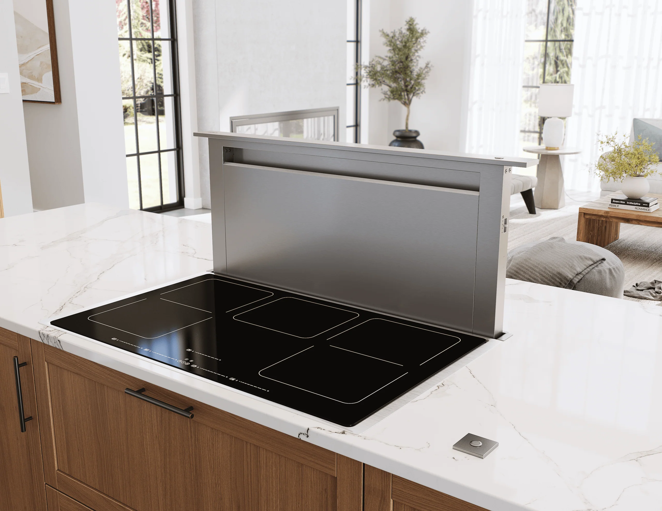 Zephyr ZTVE36AS Treviso Downdraft, 14" rise, 36" Width, SS, 600 CFM - Image 7
