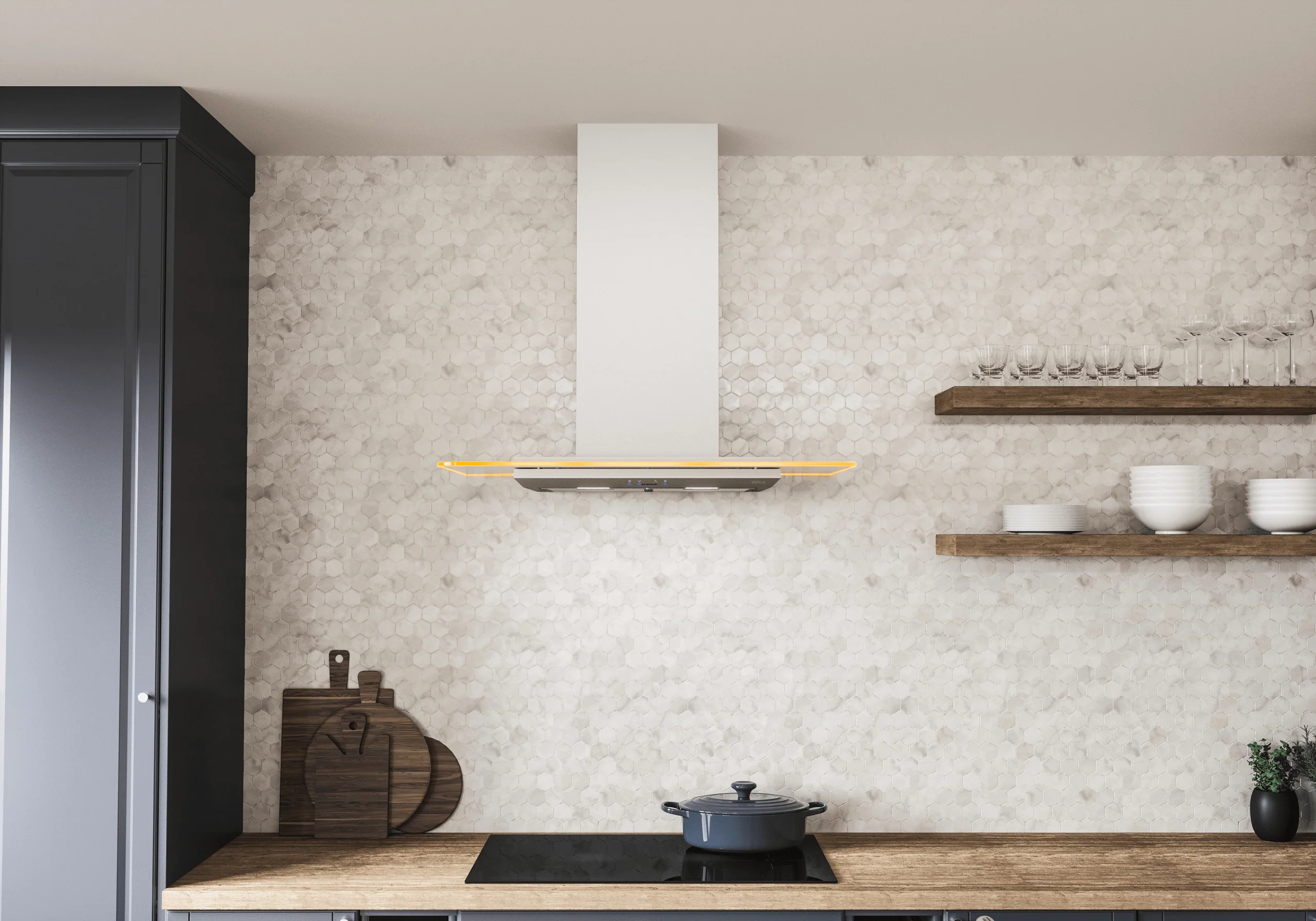 Zephyr ZVOE30BG Verona, Wall, 30in, SS+Glass, LED, ACT - Image 8